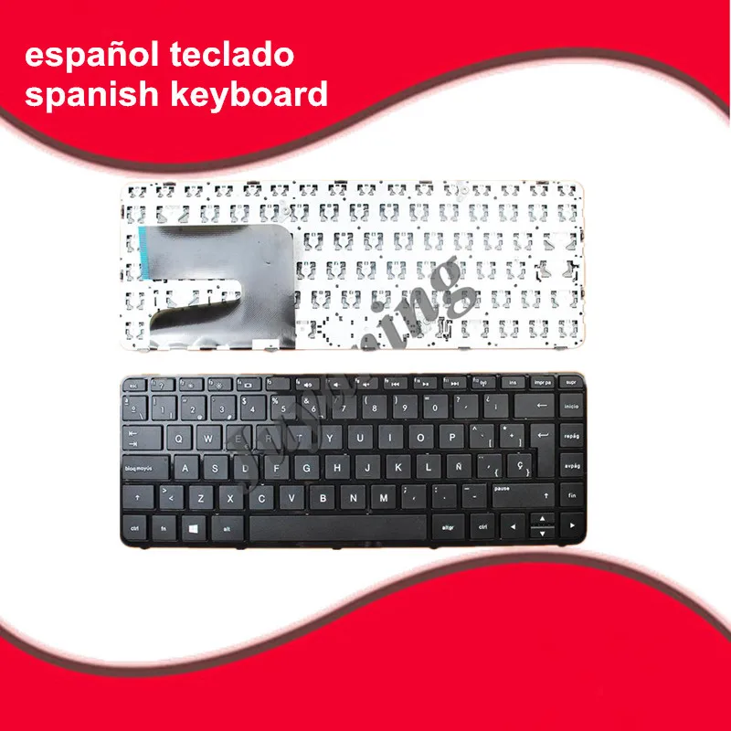 

Spanish keyboard For HP Pavilion 14-e 14-e000 14-e016la 14-e018la 14-e001tx Black Without Frame laptop Spanish keyboard