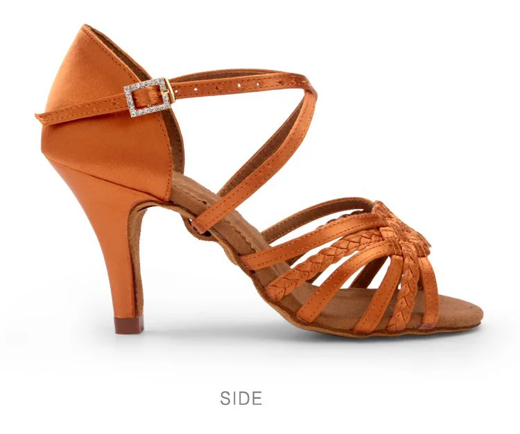 20161121_170615_126Sneakers Shoe Ballroom Dance Shoes Woman BD 2368 Latin Shoes Deep Skin Imported Satin Shoelaces Beautiful Amosphere Indoor Soft Bottom