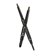 Водостойкий карандаш для бровей, стойкий натуральный макияж, пудра для бровей, подводка для бровей с кистью, инструменты для макияжа