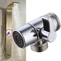 Кран клапан переключающий новый кран для раковины водопроводный кран разветвитель адаптер для дома ванной комнаты латунный кухонный