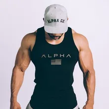 Мужские летние Новые майки для бодибилдинга, спортивные майки для фитнеса, хлопковый жилет, мужская майка без рукавов на бретельках, майка, Спортивная брендовая одежда