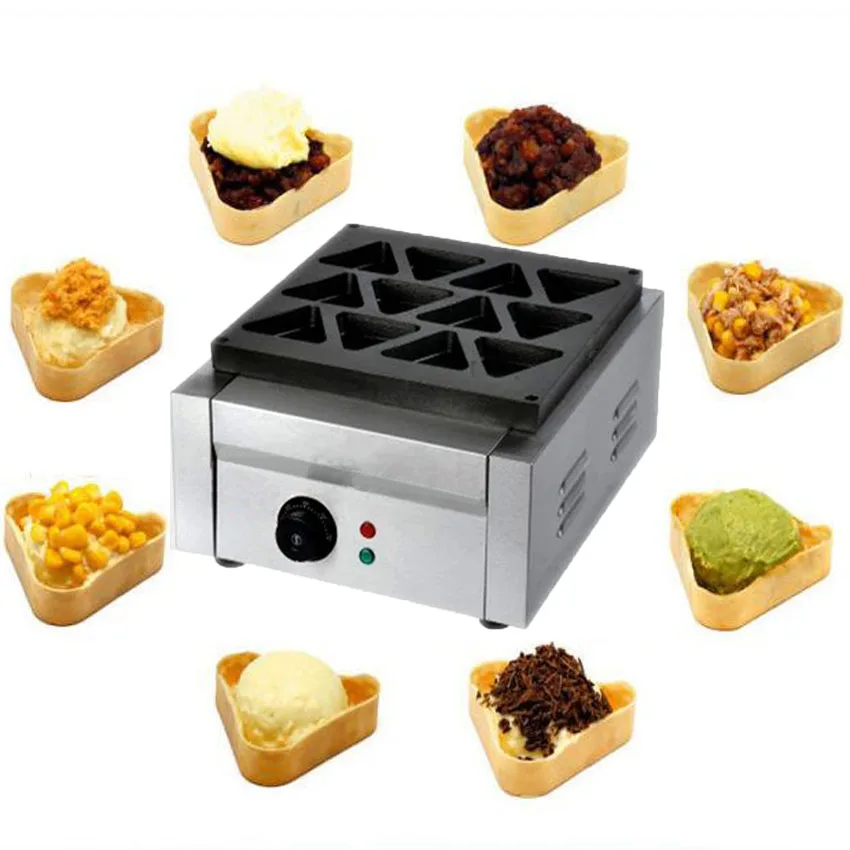 

3 PC 12 hole Electric triangle waffle maker Burger maker Toast bread sandwich waffle maker
