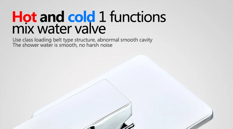Bathroom Concealed shower faucet In Wall Mounted Faucet Shower Mixer Valve Brass Single Function Actuated Faucet tap mixer (11)