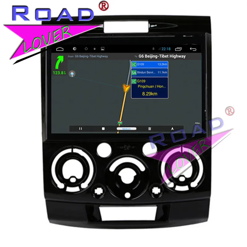 TOPNAVI Восьмиядерный 2G+ 32GB Android 8,1 Автомобильная ПК Система головное устройство dvd-плеер аудио для Mazda BT-50 Стерео gps навигация радио MP3
