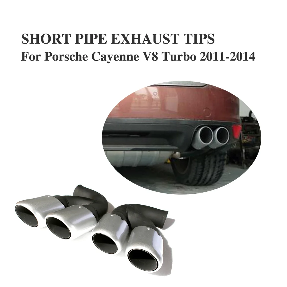 Stainless Steel Auto font b Car b font Back font b Exhaust b font System Tip