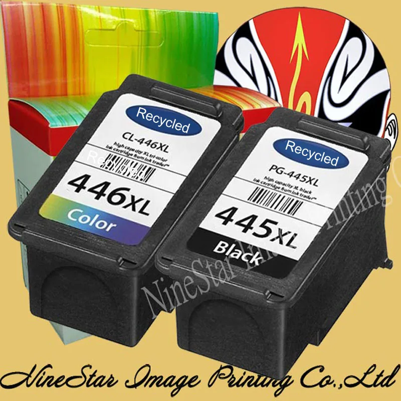 2 pcs PG 445XL PG 445 PG445 CL446 PG445XL PG 445 CL 446 Ink Cartridges