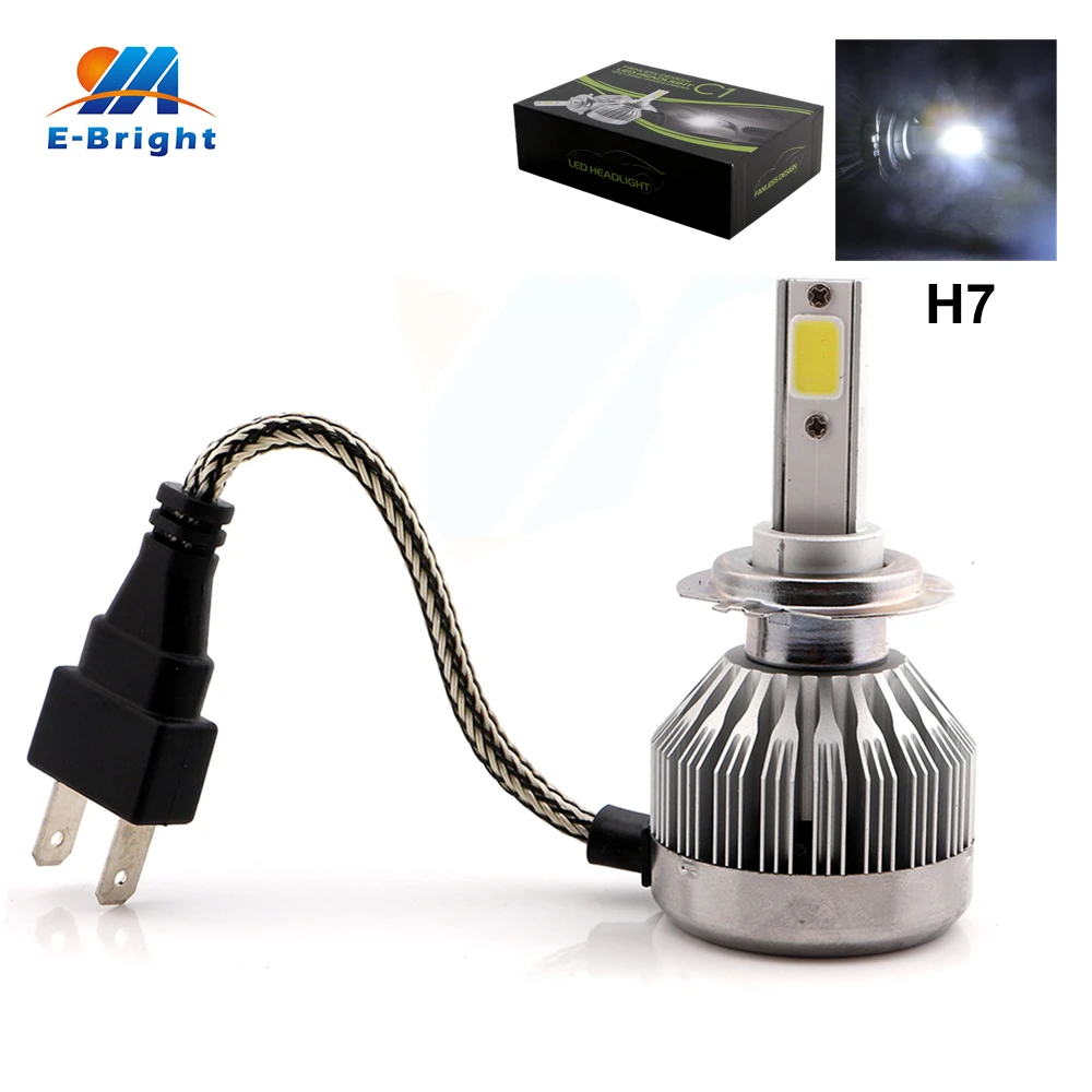 

4-10pcs H7 Base Type Led COB 15W Led Bulb Auto Driving Lamp 360 Degree Headlight Cars Truck DC 9-36V Car Styling Free Shipping