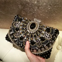 Женские сумки, расшитые бисером стразы, вечерние клатчи в Европе и Америке, светские вечерние платья, Cheongsam, женские ручные сумки