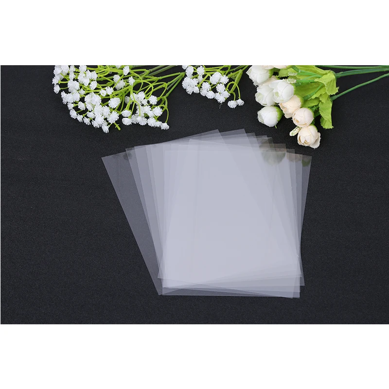 50pcs/Lot PVC Transparent Plastic Sheets for DIY Scrapbooking Handmade Shaker Cards Album Photo Frame Accessories New 2019