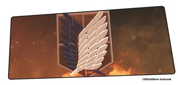 

attack on titan mousepad 1200x500mm High-end gaming mouse pad gamer mat locrkand game computer desk padmouse keyboard play mats