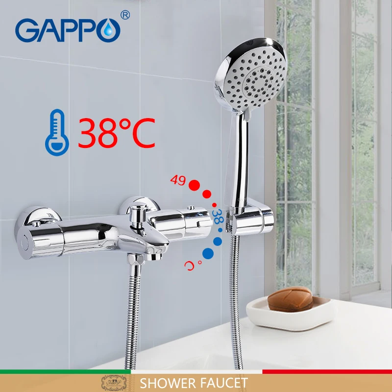 

GAPPO shower faucets in-wall taps bathroom faucets sink mixer tap thermostatic faucets rainfall taps shower system