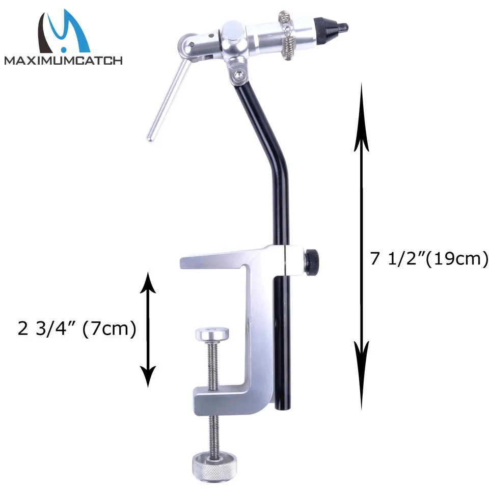 Maximumcatch железный роторный мухобойка тиски TVC с тяжелой базой мухобойка тиски