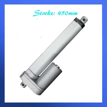 

1500n max load waterproof linear actuator with 450mm length stroke 4mm/s speed dc 12v or dc 24v