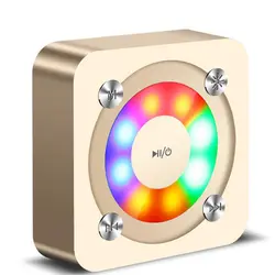 Портативный беспроводной Bluetooth динамик сабвуфер с подсветкой красочный свет беспроводной мини-динамик для мобильного тетрадь