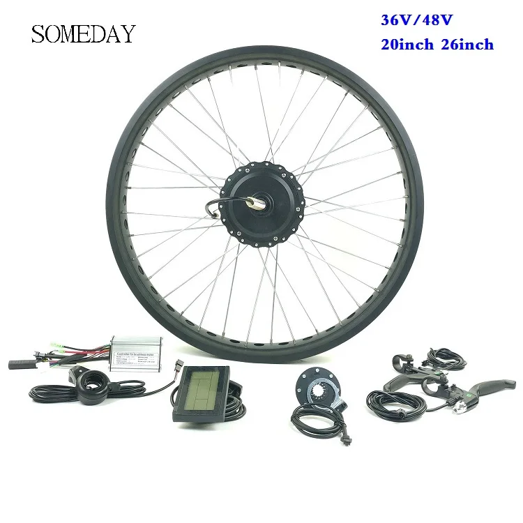 Электрическое преобразование велосипедов Комплект 36 V/48 V 500W Снег велосипед задний поворот концентратор двигатель 20 дюймов 26 дюймов с диспл... Электрическое преобразование велосипедов Комплект 36 V/48 V 500W Снег велосипед задний поворот концентратор двигатель 20 дюймов 26 дюймов с диспл...