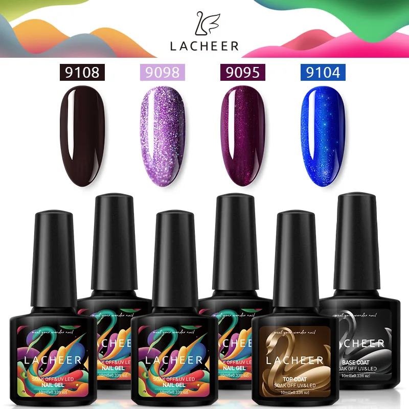 Lacheer набор лака для ногтей Дизайн в домашних условиях Полупостоянный Гибридный