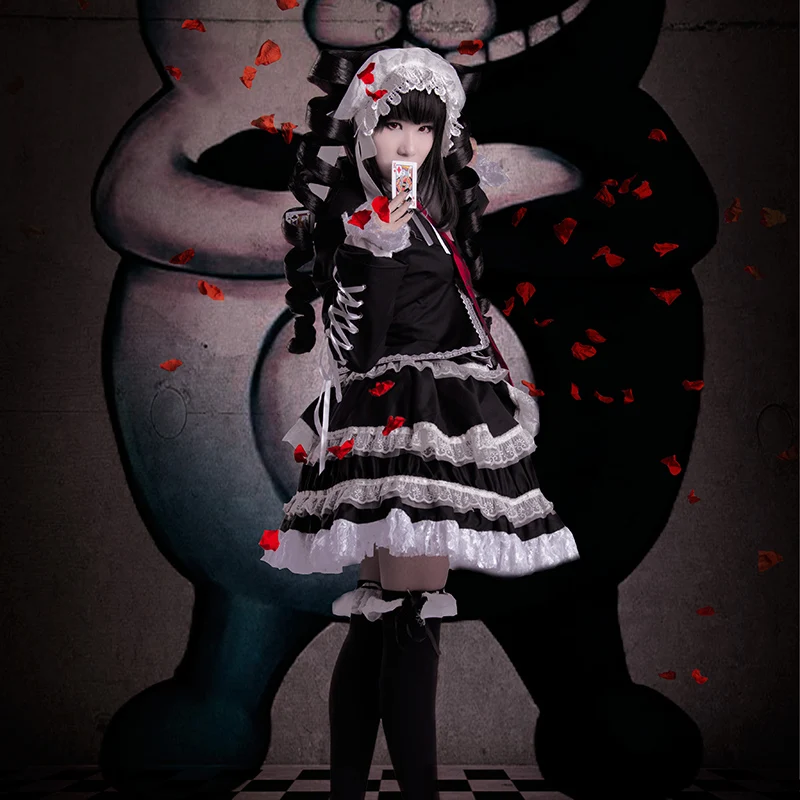 Danganronpa Celestia Ludenberg костюм для косплея для женщин и девочек