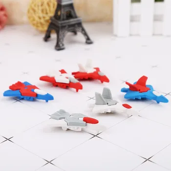

Plane Fighter Model Eraser Stationery School Office Supplies Kawaii Kids Gift