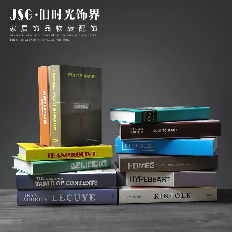 Old Times Modern Sets Of Decorative Books Simulation Books