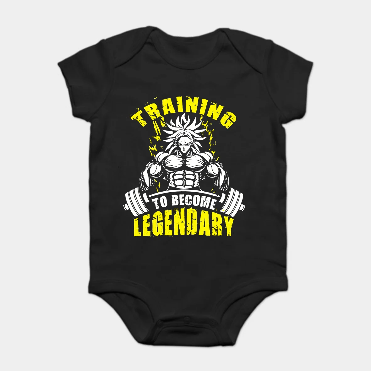 

Baby Onesie Baby Bodysuits kid t shirt Funny novelty traininger To Become Legendary - Broly Super Saiyan cool