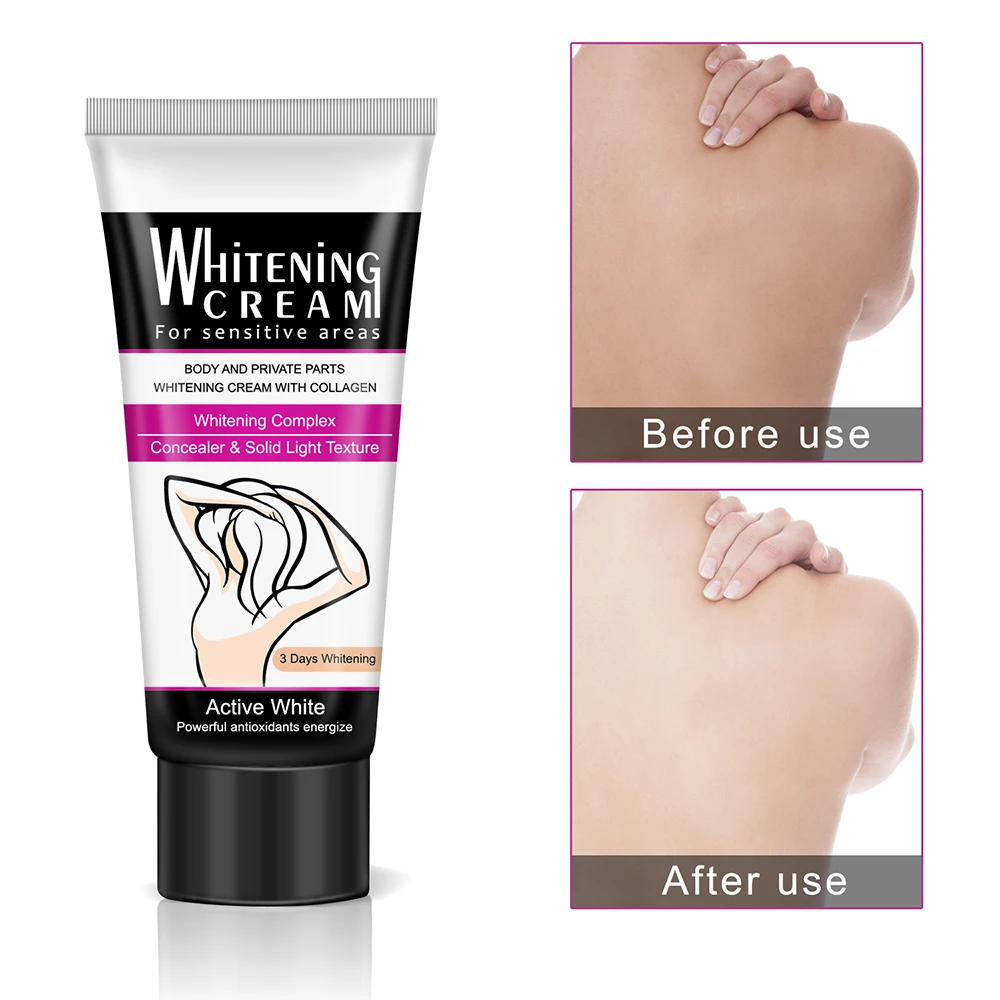 Whitening Cream Skin Natural Whitening Deodorant Cream for Underarm Legs Body  Bleaching Cream Dark Skin Lightening Skin Care (0)
