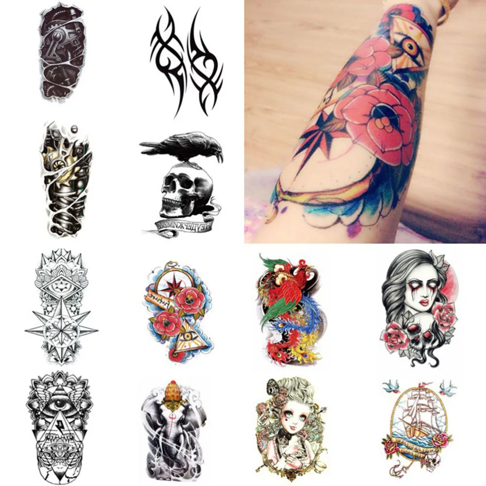 Buy Random 10pc Special Multi Style Large Temporary