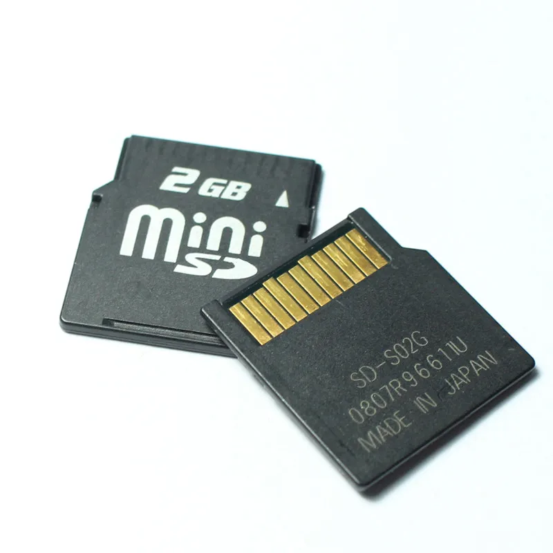 Высокое качество! Мини SD карта 2GB MINISD карта памяти телефон карта 2G с адаптером карты