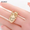 DCARZZ Heart Lapel Pins Metal Women Brooch Gift for Doctor Nurse Medical Fashion Jewelry Gold Hijab Pin Badge Women Accessories ► Photo 3/6