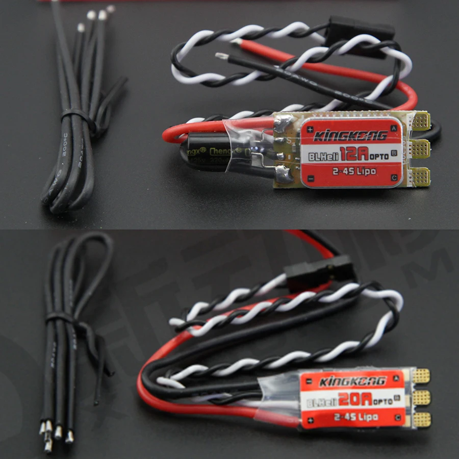 4 шт./лот KINGKONG BLHeli (без BEC) 12A 20A бесщеточный высокоскоростной ESC с OneShot125 для