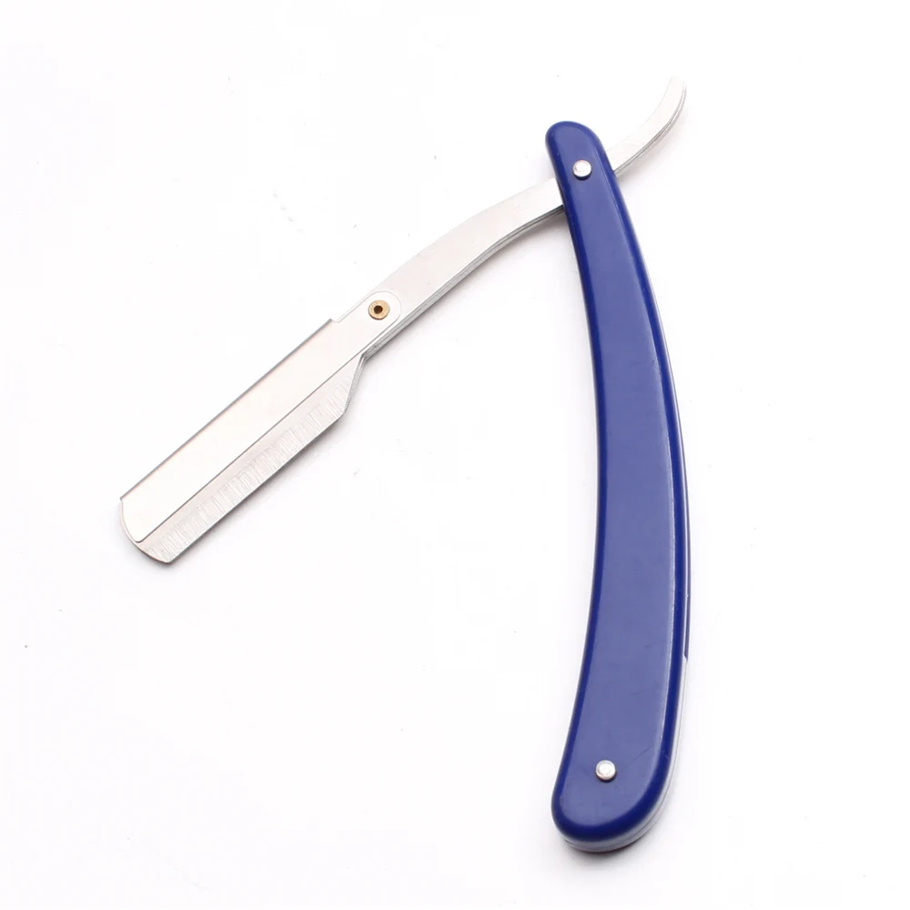 1Set 14.5*1.5cm Hot Sell Barber Razor Edge Folding Shaving Knife Salon Hair Removal Tool Shaving Razor Salon Equipment C6105 - Цвет: C6105 Lan No Bag