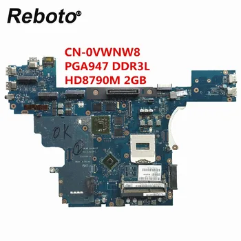 

Reboto For DELL E6540 Laptop Motherboard CN-0VWNW8 0VWNW8 VWNW8 VALA0 LA-9411P PGA947 DDR3L HD8790M 2GB 100% Tested Fast Ship