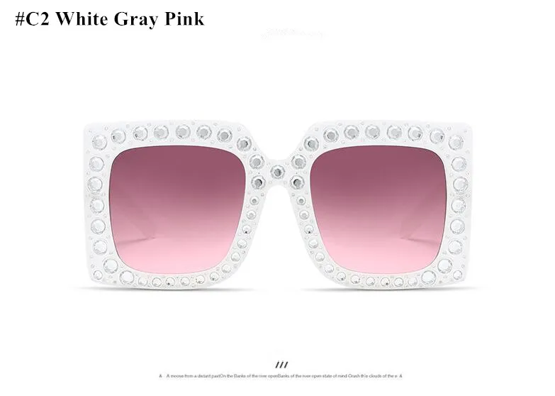 2018 New Diamond Square  Sunglasses (12)