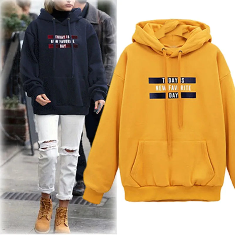 

hoodies womens casual hooded sweatshirts woman chic style long sleeve letter top winter autumn hooded female sweatshirt gothic