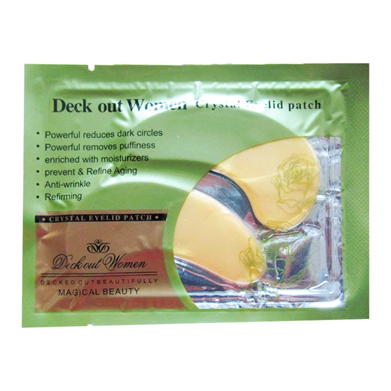 

1Pair Crystal Collagen Gold Eye Mask Anti-Aging Dark Circles Acne Beauty Patches For Eye Skin Care Korean Cosmetics