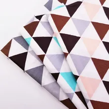Геометрические узоры серии лоскутное хлопок саржевая ткань метров дышащий Чистый хлопок материал для одеяла постельные принадлежности подушки