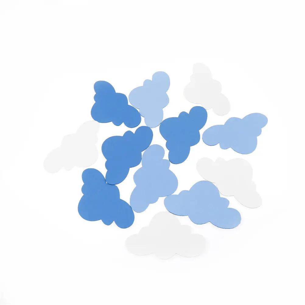 Mixed Foam Clouds Shapes Wall Stickers Kids Children Decoration Crafting DIY Children