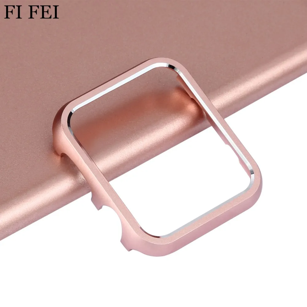 

Stylish High Quality Aluminum Metal Frame Alloy Protector Cover Case Perfect Fit for Apple Watch Series 1 2 3 38mm&42mm