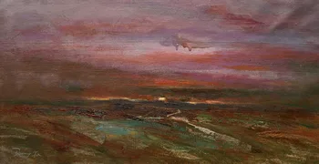 

Hand Painted Abstract Oil Painting Morning Contemporary Art Impression Modern Art Home Decoration Wall Art Free Shipping