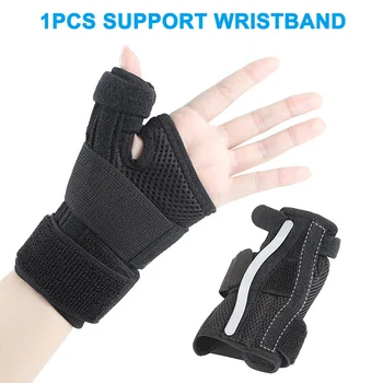 

Newest 1Pc Adjustable Elastic Thumb Brace Stabilizer Finger Support Wrist Band for Tendonitis Arthritis Promotion