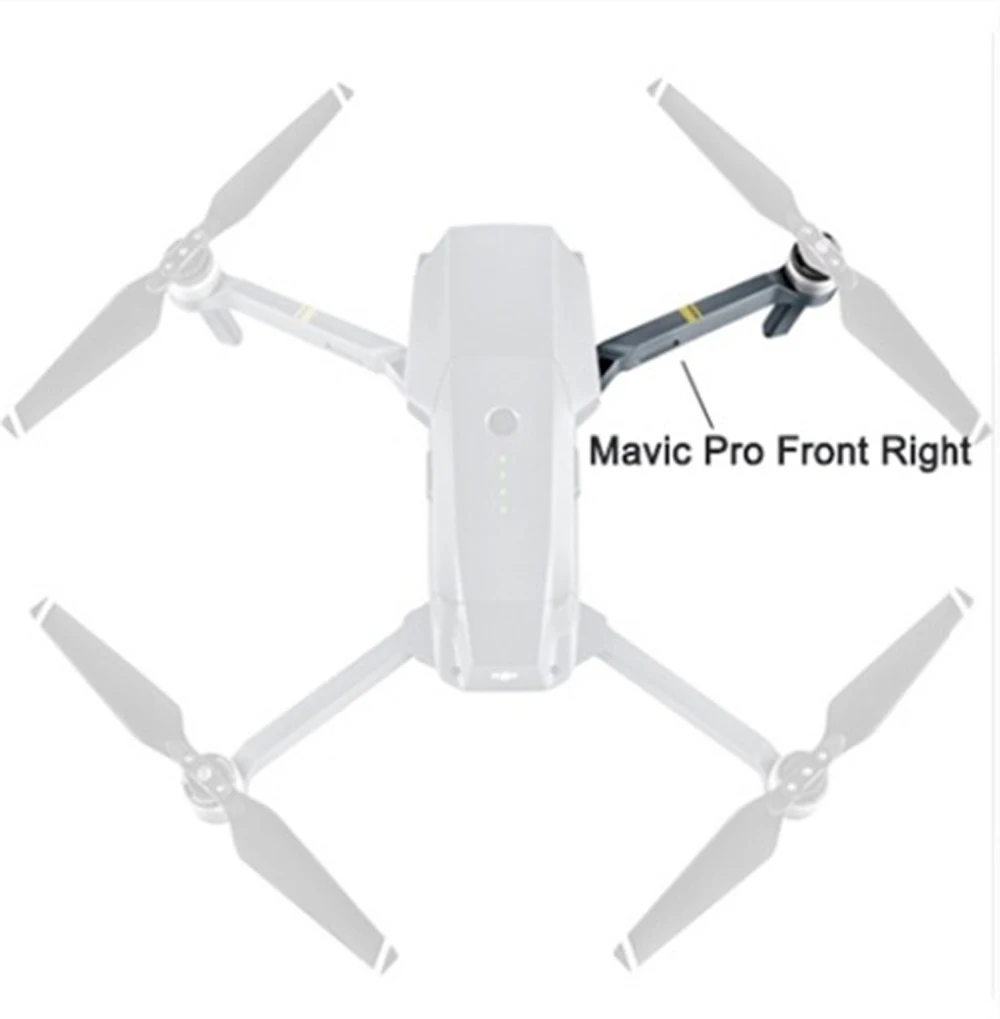 Рукоятка DJI mavic pro с мотором для DJI mavic pro, в - Цвет: Front right