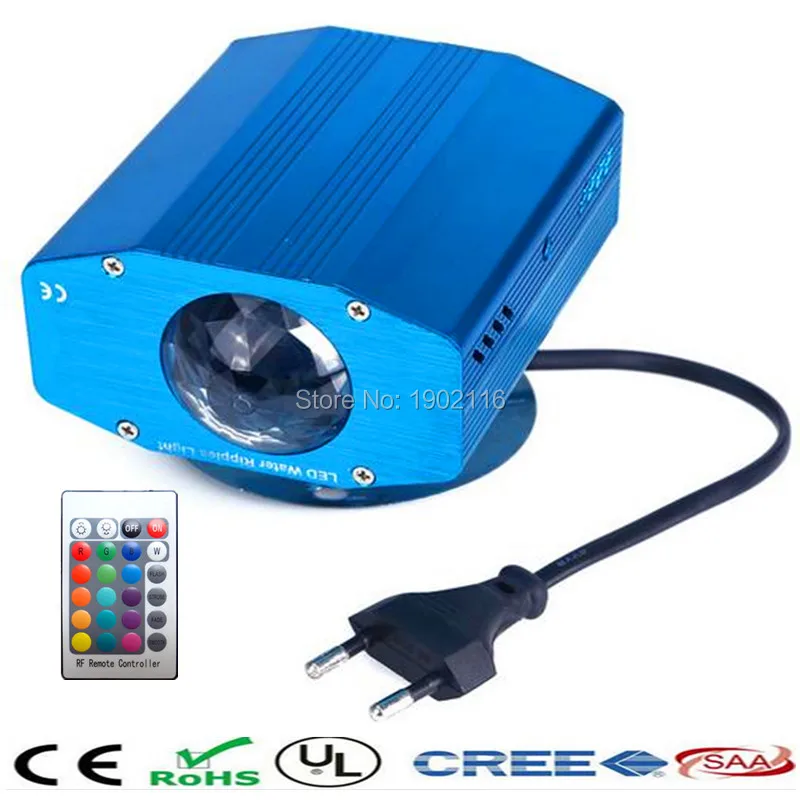 

10W LED Water Ripples Light/Remote colourful LED Water Wave Ripple Effect Stage Light/ Party DJ Show lighting