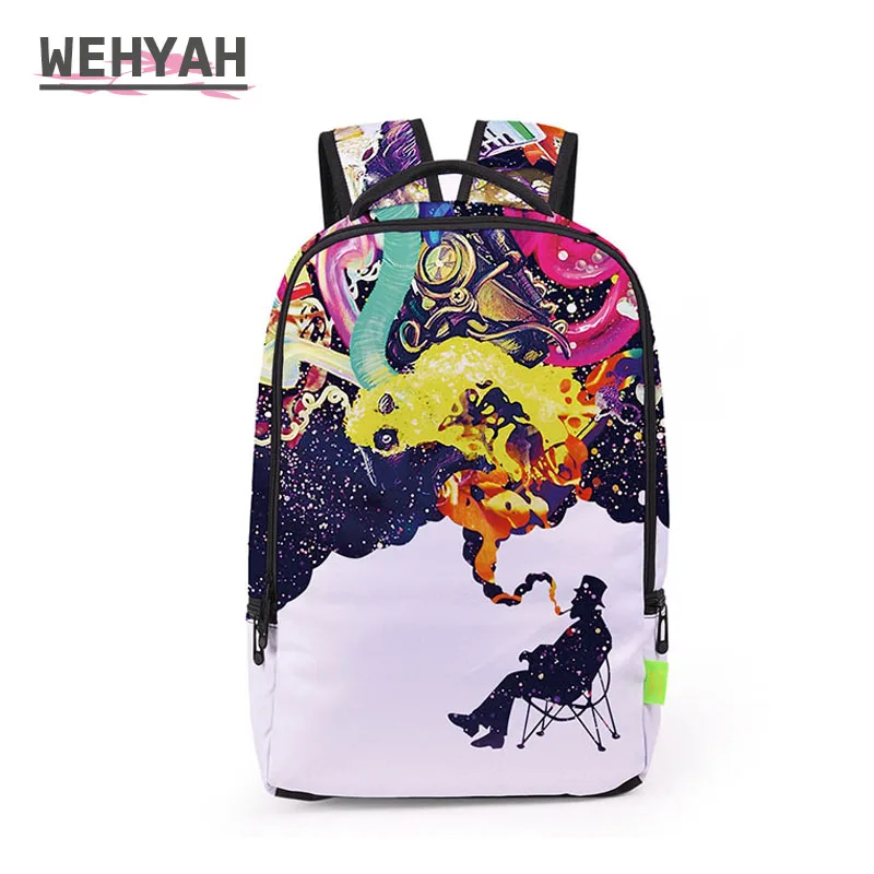 

Wehyah Laptop Backpack Bags 3D Printed Waterproof Woman Backpack School Bags for Teenage Large School Backpacks Bookbag ZY055