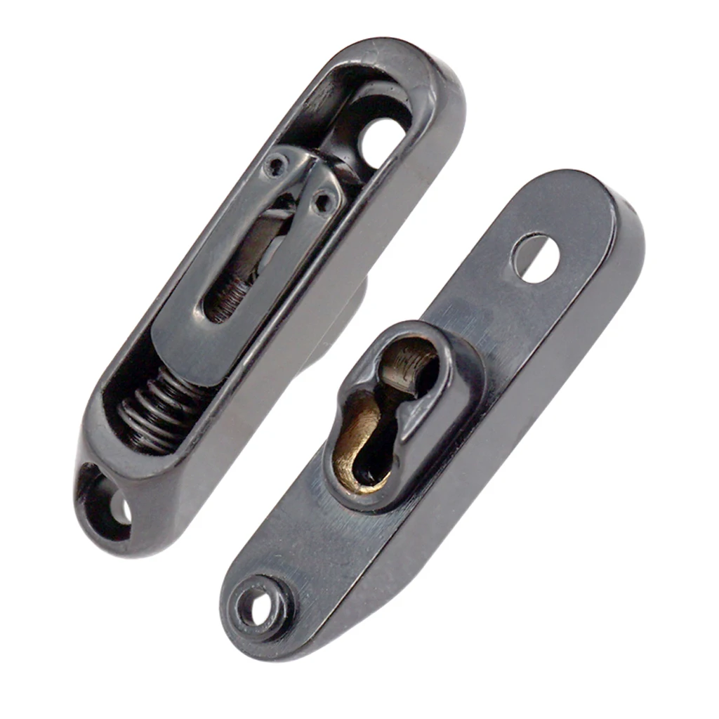 6Pcs Individual Bridge w/ Screws &Hex Wrench Saddles Tailpiece Set for Electric Guitar Parts Accessories