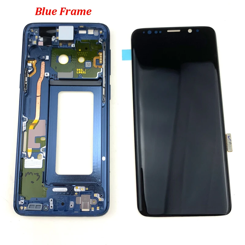 Замена AMOLED для SAMSUNG Galaxy S9 S9+ ЖК сенсорный экран дигитайзер с рамкой G960 G965 дисплей+ Бесплатные инструменты