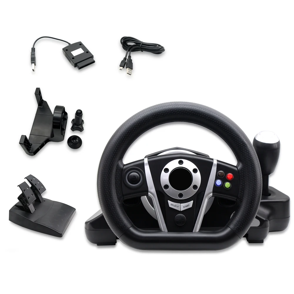 New Multifunction Game Steering Wheels With Pedals For PS3/XBOX ONE/PC