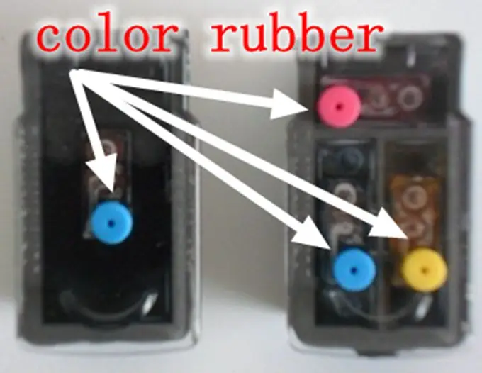 4mm size ink cartridge color rubber seal silicone plug use for ink cartridge part-in Printer