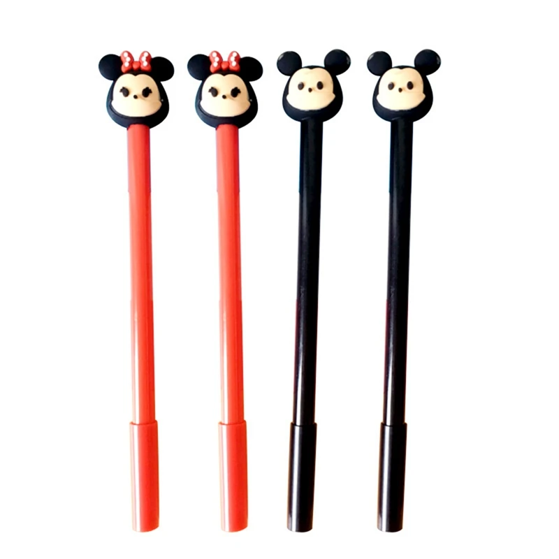 

0.5mm Cute Couple's Stereo Cartoon Neutral Pen Black Gel Ink Pen Creative Stationery Signature Pen School Office Supplies