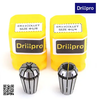 

Drillpro 2pcs ER11 Spring Collet Set For CNC Engraving Machine & Milling Lathe Tool Holder DIY