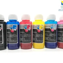 JIANYINGCHEN 100 мл* 6 черный голубой-Фиолетовый-жёлтый LM LC совместимые пигментные чернила для заправки для soecial Epson настольного принтера(6 шт./лот