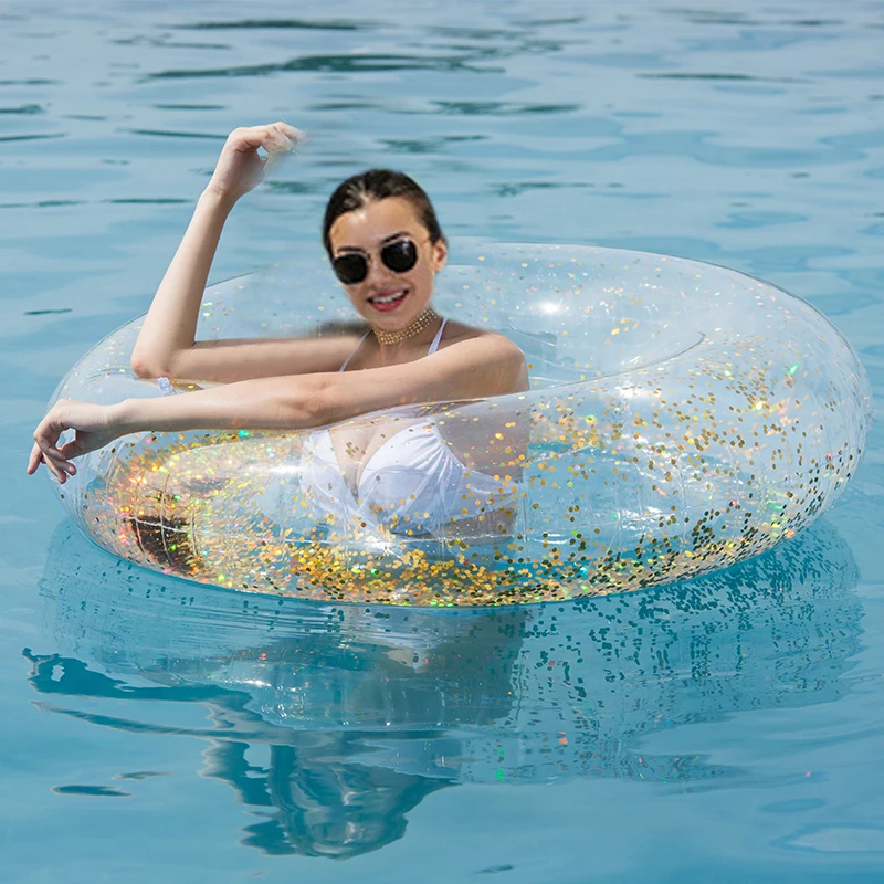 glitter swim ring